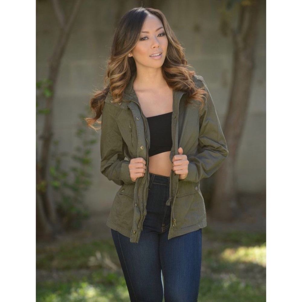 Love Tree | Olive Cargo Jacket